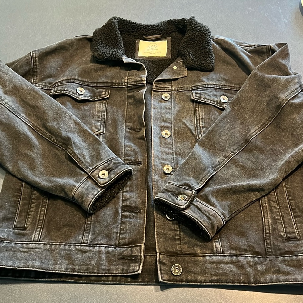 Cotton on Black Denim Jacket